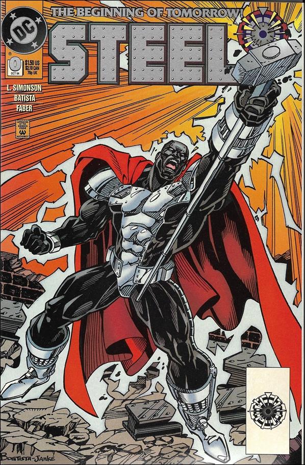 Steel (1994) issue 0-B Zero Hour Logo UPC