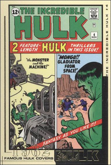 Hulk Film and Comic Cards (Famous Hulk Covers Subset) card FC04 The Incredible Hulk #4