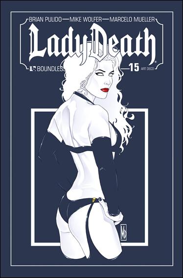 Lady Death (2010) issue 15-D Art Deco Cover 1:3