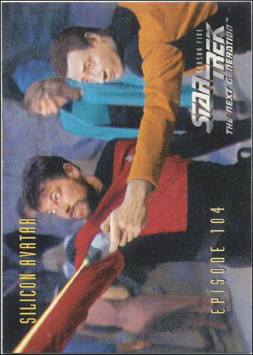 Star Trek: The Next Generation - The Episode Collection Season Five (Base Set) card 439 Silicon Avatar, Episode 104A