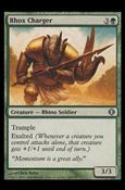 Magic the Gathering: Shards of Alara (Base Set) card 145 Rhox Charger