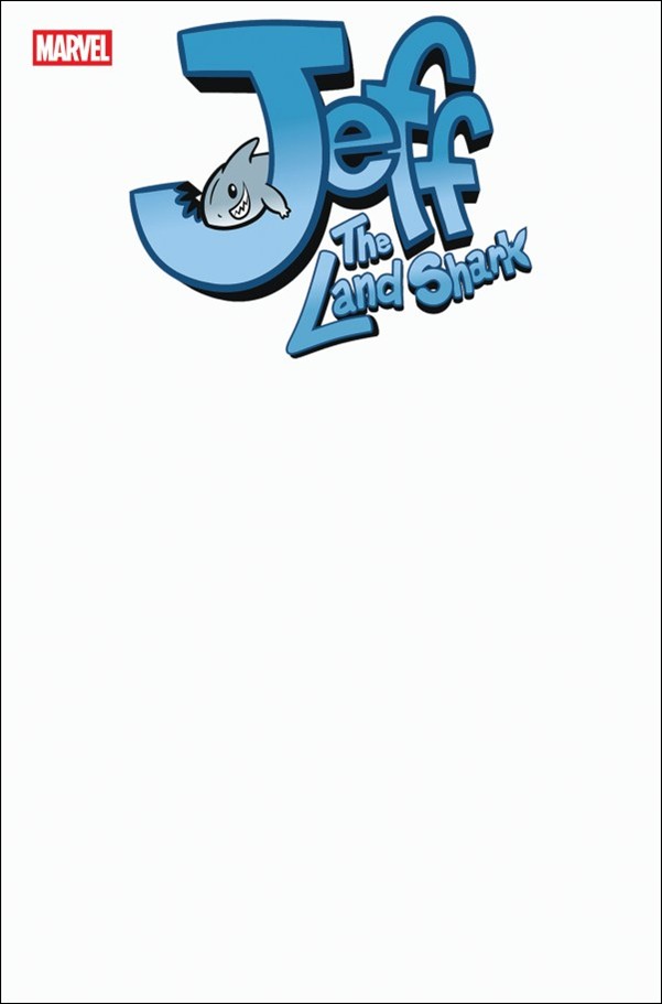 Jeff the Land Shark issue 1-B Blank Sketch Cover