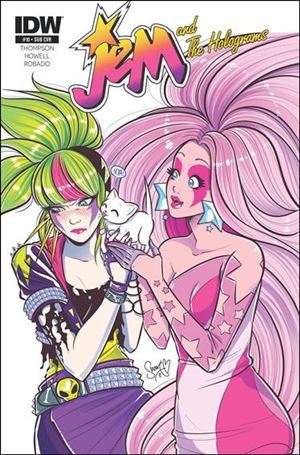 Jem and the Holograms issue 10-B M. Victoria Robado Subscription Cover