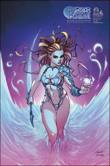 Michael Turner's Fathom: Kiani (2014) issue 4-C Ale Garza 1:8 Cover
