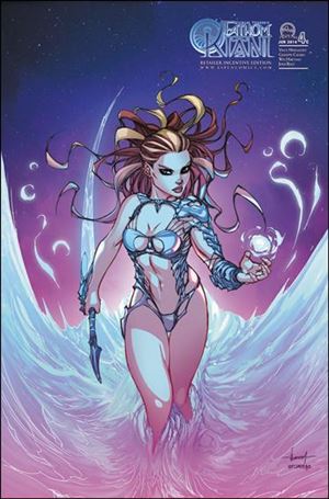Michael Turner's Fathom: Kiani (2014) issue 4-C Ale Garza 1:8 Cover