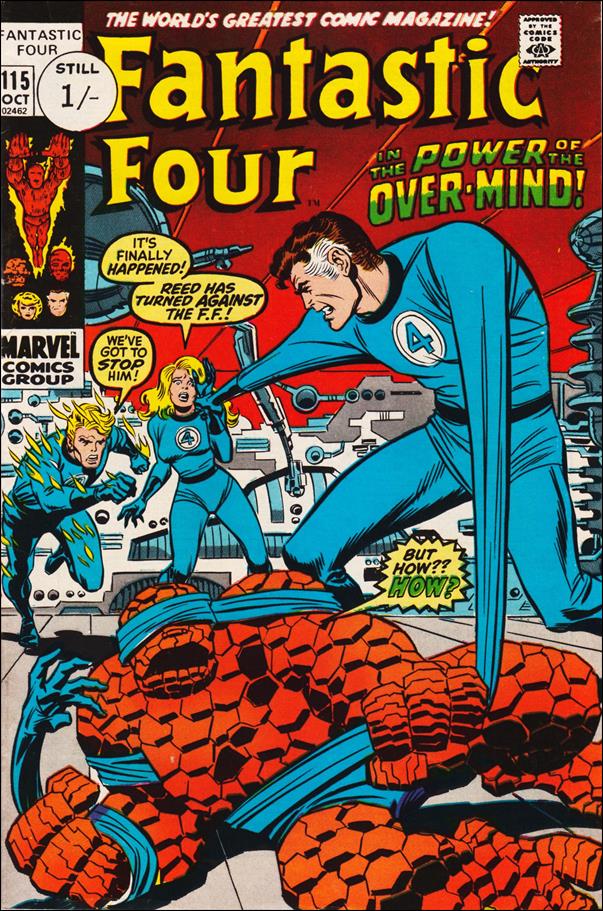Fantastic Four (1961) issue 115-B UK Price Cover