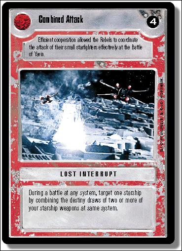 Star Wars: Premiere Limited (Base Set) card 235 Combined Attack