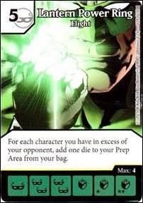 DC Comics Dice Masters Justice League  card 124 Lantern Power Ring - Flight