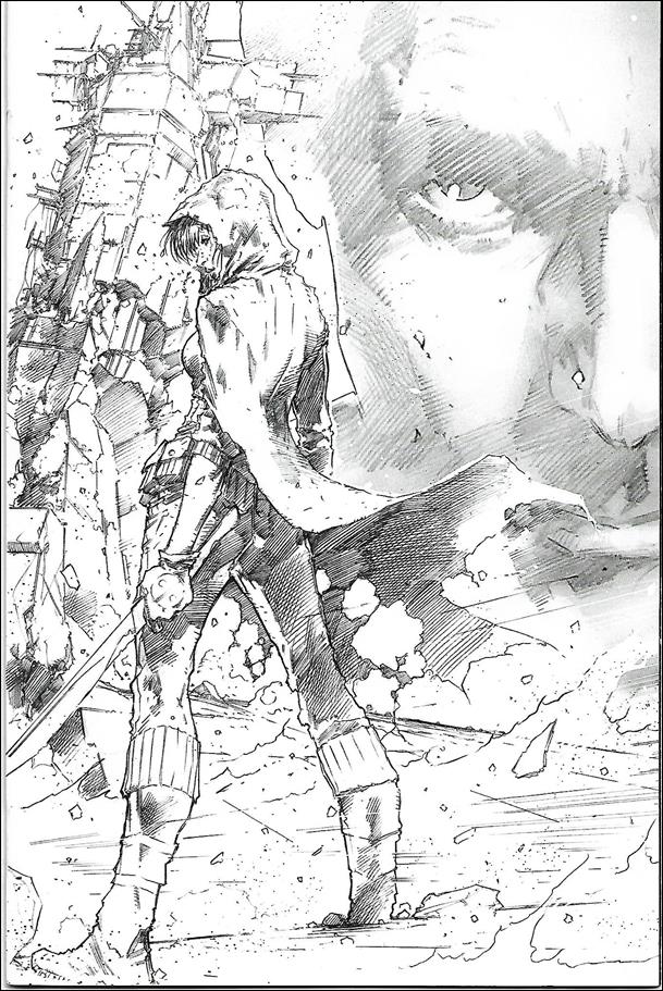 Higher Earth issue 2-D Trevor Hairsine 1:20 Sketch Cover