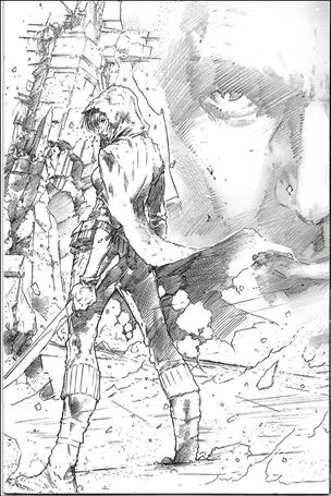 Higher Earth issue 2-D Trevor Hairsine 1:20 Sketch Cover