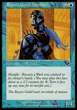 Magic the Gathering: Scourge (Base Set) card 46 Raven Guild Initiate