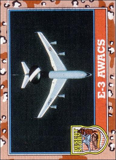 Desert Storm: Series 2 (Base Set) card 139 E-3 AWACS