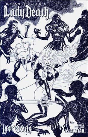 Brian Pulido's Lady Death: Lost Souls issue 0-O Leather Cover