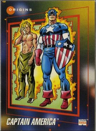 Marvel Universe: Series 3 (Base Set) card 166 Captain America