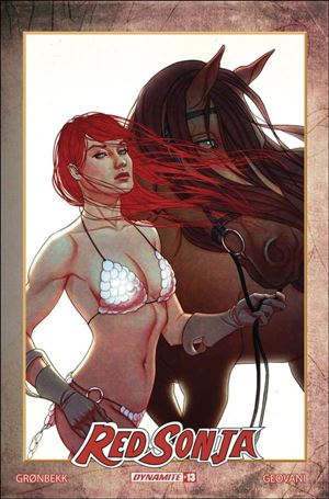 Red Sonja (2023) issue 13-F Jenny Frison Modern Icon 1:10 Cardstock Cover