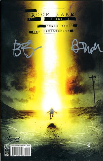 Groom Lake issue 1-B 1:20 Cover (Signed by B. Templesmith and C. Ryall)