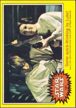 Star Wars: Series 3 (Base Set) card 141 Some quick-thinking by Luke!
