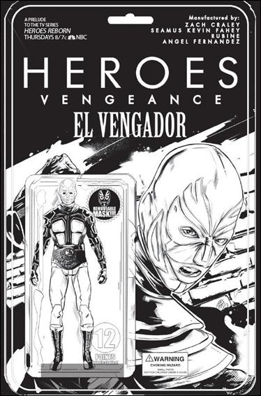 Heroes: Vengeance issue 1-H Angel Hernandez Larry's Comics B&W Cover 1/500