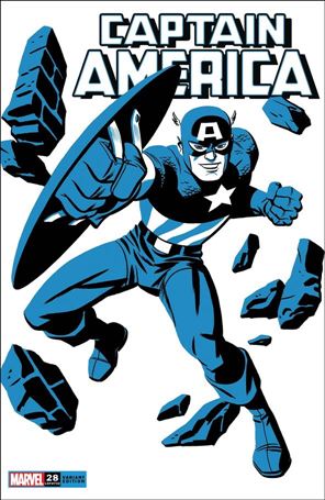 Captain America (2018) issue 28-B Michael Cho Two-Tone Cover
