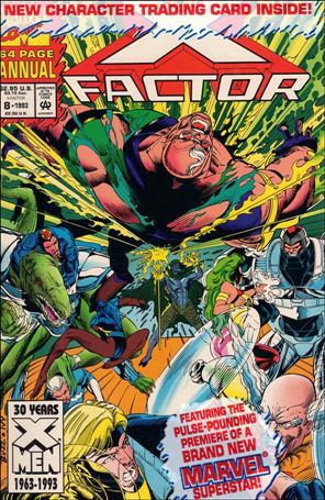 X-Factor Annual issue 8 Polybagged w/ Trading Card