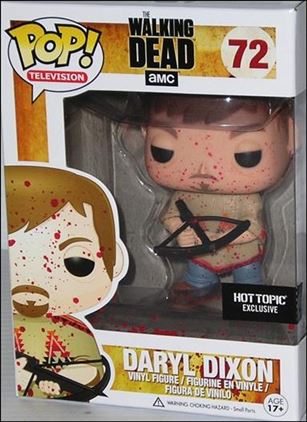 POP! Television figure 72-B Daryl Dixon (Bloody Poncho) Hot Topic Exclusive