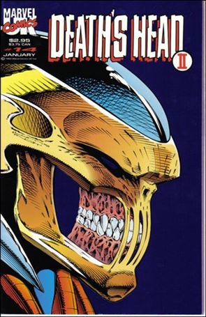 Death's Head II (UK) (1992/12) issue 14 Foil Cover Flipbook with Death's Head II Gold #0