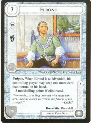 Middle-Earth: The Wizards (Base Set) card 135 Elrond