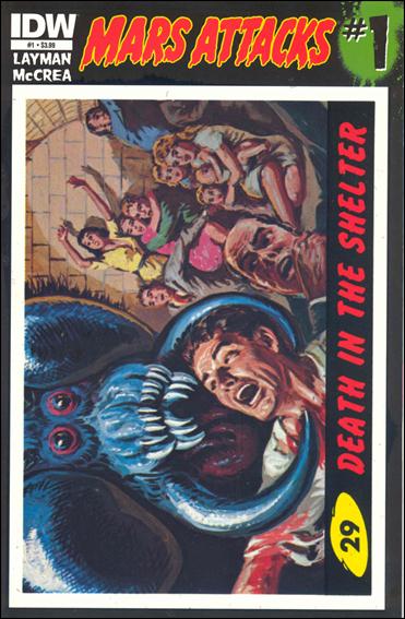 Mars Attacks (2012) issue 1-ZC Card #29 (Death in the Shelter)