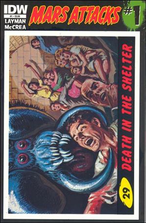 Mars Attacks (2012) issue 1-ZC Card #29 (Death in the Shelter)
