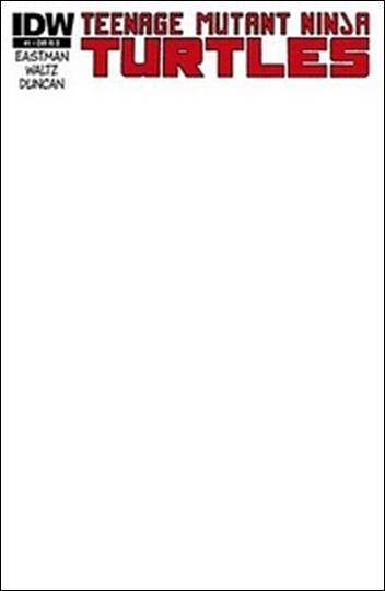 Teenage Mutant Ninja Turtles (2011) issue 1-H 1:50 Blank/Sketch Cover