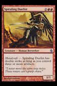 Magic the Gathering: Mirrodin Besieged (Base Set) card 76 Spiraling Duelist