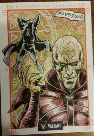 2013 Valiant Comics Preview Trading Card Set (Sketch Card Subset) card NF-05