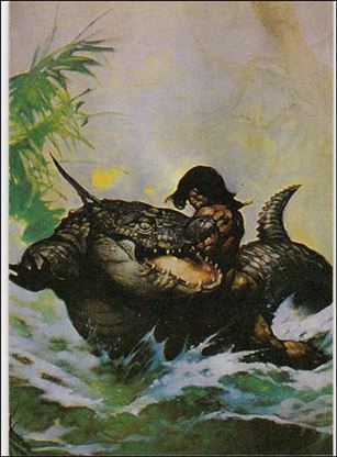 Frazetta (Base Set) card 78 Monster Out of Time