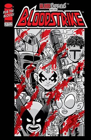 Bloodstrike (1993) issue 32-B Chris Giarrusso 1:xx Cover