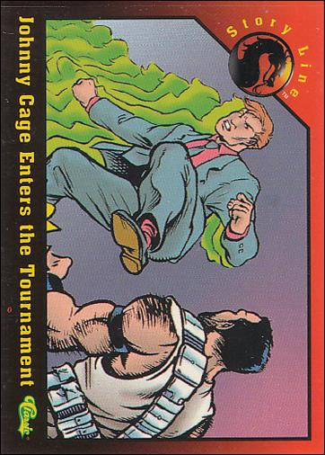 Mortal Kombat (Base Set) card 93 Johnny Cage Enters the Tournament