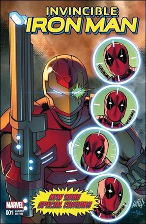 Invincible Iron Man (2015)  issue 1-YE Rob Liefeld NYCC Cover