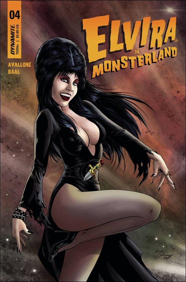 Elvira in Monsterland issue 4-C Kewber Baal Cover