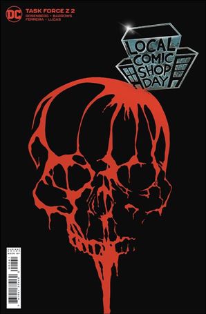 Task Force Z issue 2-D Eddy Barrows LCSD Foil Cardstock Cover