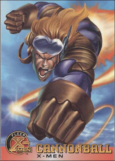 1996 Fleer X-Men International (Base Set) card 4 Cannonball