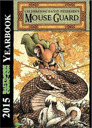 Baltimore Comic Con Yearbook issue 2015 Mouse Guard