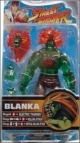 Street Fighter (Round 2) figure 1-B Blanka (Translucent Green)