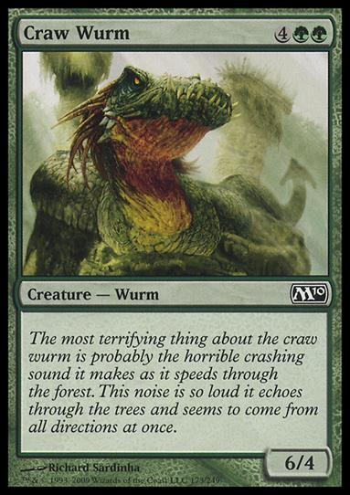 Magic the Gathering: 2010 Core Set (Base Set) card 173 Craw Wurm