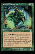 Magic the Gathering: Scourge (Base Set) card 118 Elvish Aberration