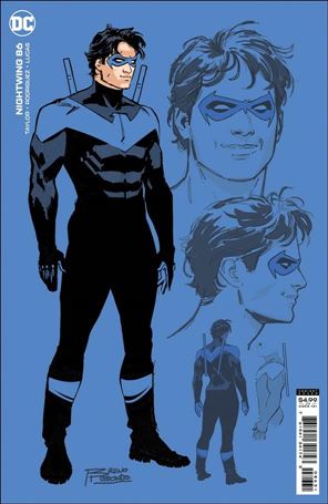 Nightwing (2016) issue 86-C Bruno Redondo 1:25 Design Cardstock Cover