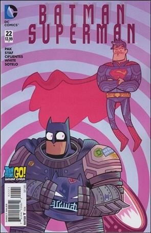 Batman/Superman (2013) issue 22-B Dan Hipp Teen Titans Go! Cover