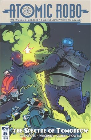 Atomic Robo and the Spectre of Tomorrow issue 5-B Nick Roche Cover