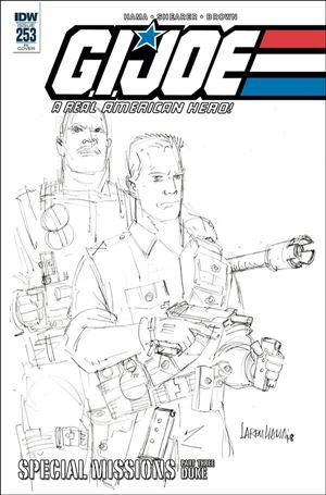 G.I. Joe: A Real American Hero issue 253-C Larry Hama 1:10 Sketch Cover