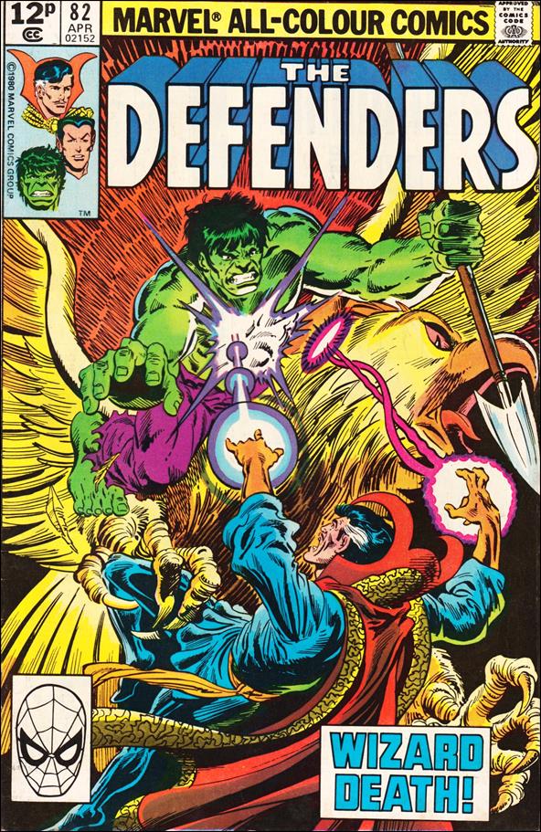 Defenders (1972) issue 82-B UK Price Cover