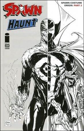 Spawn issue 234-B 1:25 Black and White Cover