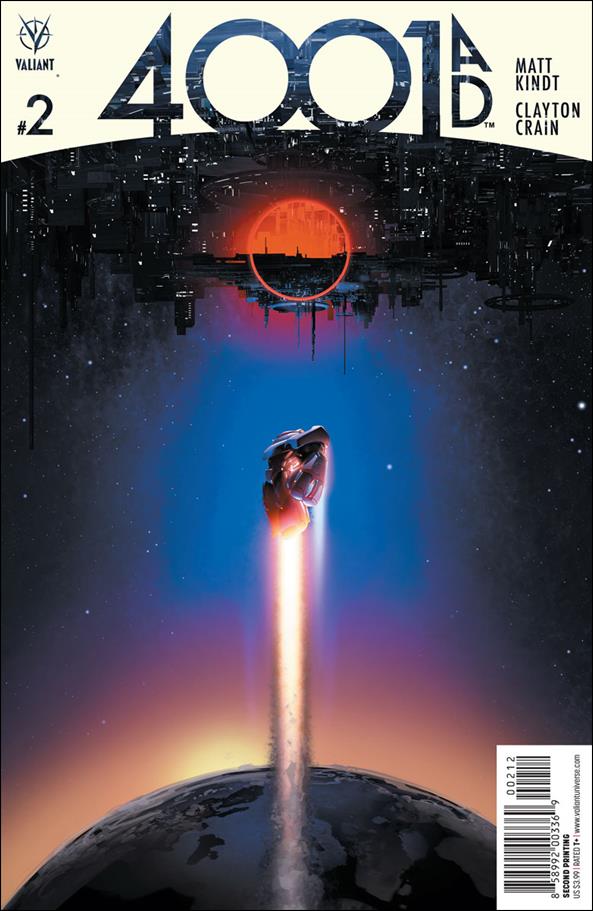 4001 A.D. issue 2-K Clayton Crain Cover (2nd Printing)
